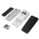 Guitar Effects Pedal Enclosure Foot Control Plain Aluminium Box for Ba 6