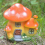 Miniaturstatue, Feengartenhausstatue aus Harz, Miniaturlandschaft D 3