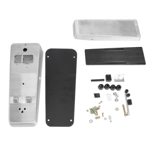 Guitar Effects Pedal Enclosure Foot Control Plain Aluminium Box for Ba 2