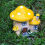 Miniaturstatue, Feengartenhausstatue aus Harz, Miniaturlandschaft D 5