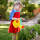 4PCS Plastic Watering Cans Chicken Garden Play Kids Beach Bath Random 8