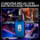 2,4 GHz trådløst gitarsystem oppladbar lydsender/mottaker 3