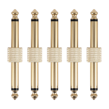 5 buc. conector cuplaj mufă jack 1/4 inch 6,35 mm pentru pedală de efecte chitară