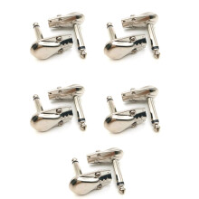 1/4 inch haakse stekkers, mono plat, laag model voor luidsprekerkabels, Pat