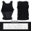 Heren Rib Protector Gewatteerd Vest Compressieshirt Training met 3-Pad 9