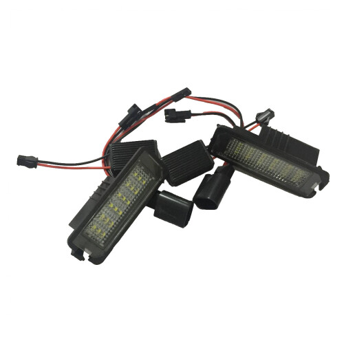 2x 24 LED-skyltbelysning för B6 B7 Golf MK5 MK6 2