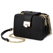 Bolsa de ombro feminina primavera, alça de corrente, aba, bolsa de mão, bolsa de mão feminina, bagunça