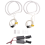 4x Ccfl Angel Eye Led Ring Light Branco Sem Projetor para E46 Série 3 3