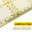 Skjærelinjal Multifunksjonell Patchwork Stoff Quilt DIY Klesdesign D 8