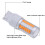 7440, T20 LED-Birnen Bernsteingelb 900 Lumen Superhelle Blinker 6