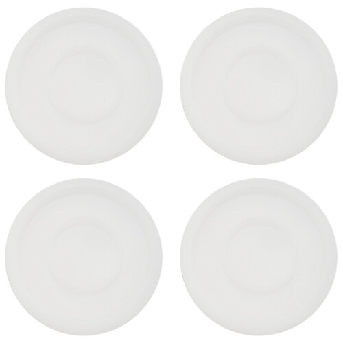 Pacote com 4 moldes de silicone para porta-copos redondos grandes, diâmetro 3,94 polegadas/10 cm, Mo 1