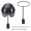 3-pack motoraccessoires helmhouder hangerrek wandmontage H 3