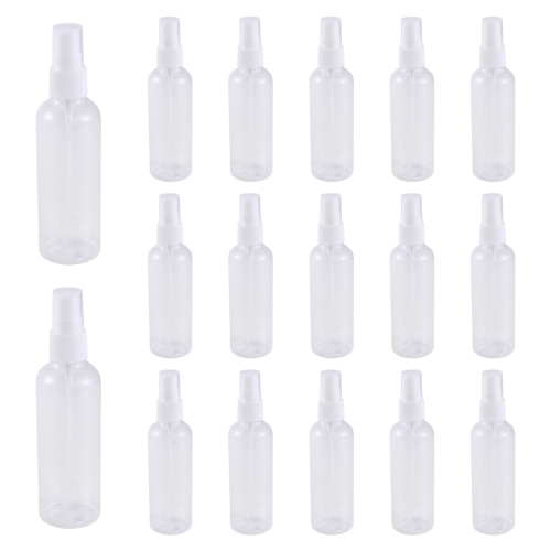 50 τεμάχια 100 ml διαφανής πλαστικός ψεκαστήρας αρώματος μικρός μίνι άδειος Ref 1