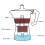 Moka Pot 300 ml espressomaskine til komfur, 6 kopper, rustfrit stål 4