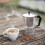 Moka Pot 300 ml espressomaskine til komfur, 6 kopper, rustfrit stål 7