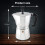Moka Pot 300 ml espressomaskine til komfur, 6 kopper, rustfrit stål 3