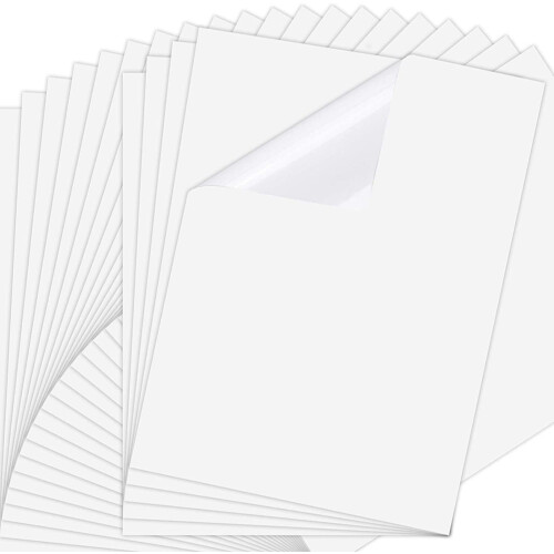 25 φύλλα αυτοκόλλητου χαρτιού Inkjet 8,3X11,6 ιντσών, εκτυπώσιμη διαφάνεια F 1