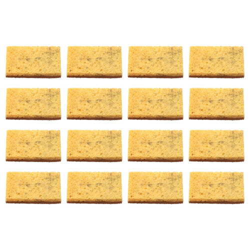 16 Pack,Biodegradable and Compostable Sponges Scouring Pad,Palm Fiber 1