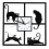 Modern 3D Digital Wall Clock Cat Mirror Non Ticking Silent Battery Clo 2