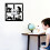 Modern 3D Digital Wall Clock Cat Mirror Non Ticking Silent Battery Clo 5