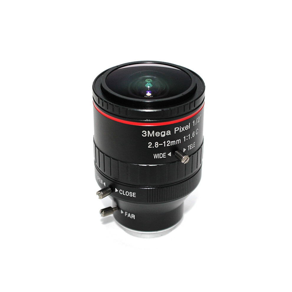 Industrial Lens Manual Iris Zoom 2.8-12Mm 3Mp C Mount Cctv Lens Camera 4853961299343