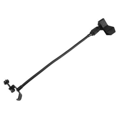 Suporte flexível para microfone com pescoço de ganso e braçadeira de mesa para rádios 2