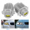 stk. Angel Eyes CANbus 80W LED-lyspærer til frontlykter, feilfrie 10