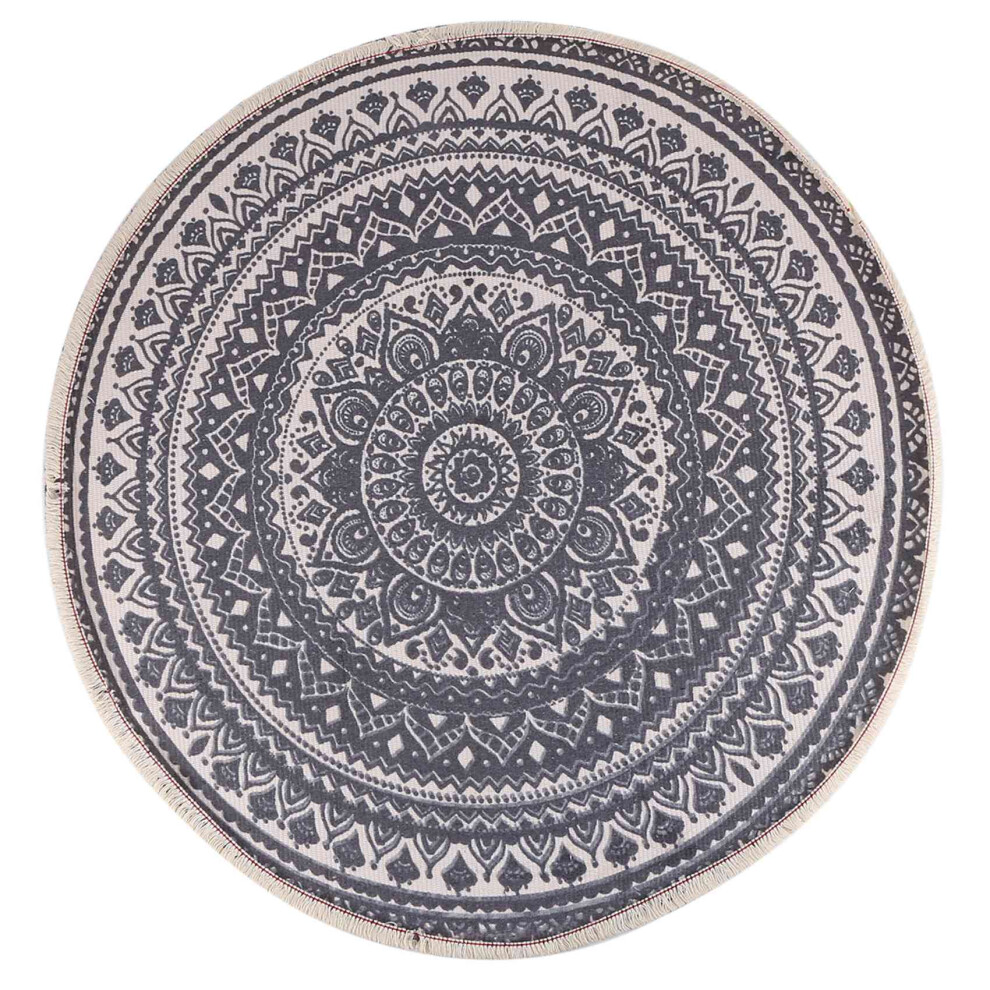 Round Rugs Bedroom Bohemian Mandala Circle Suitable for Family Living-image-OPC-PJPXMBF-NEW