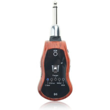 B6 Gitarr Hörlursförstärkare Mini Plug Förstärkare Bluetooth Mottagare Uppladdningsbar