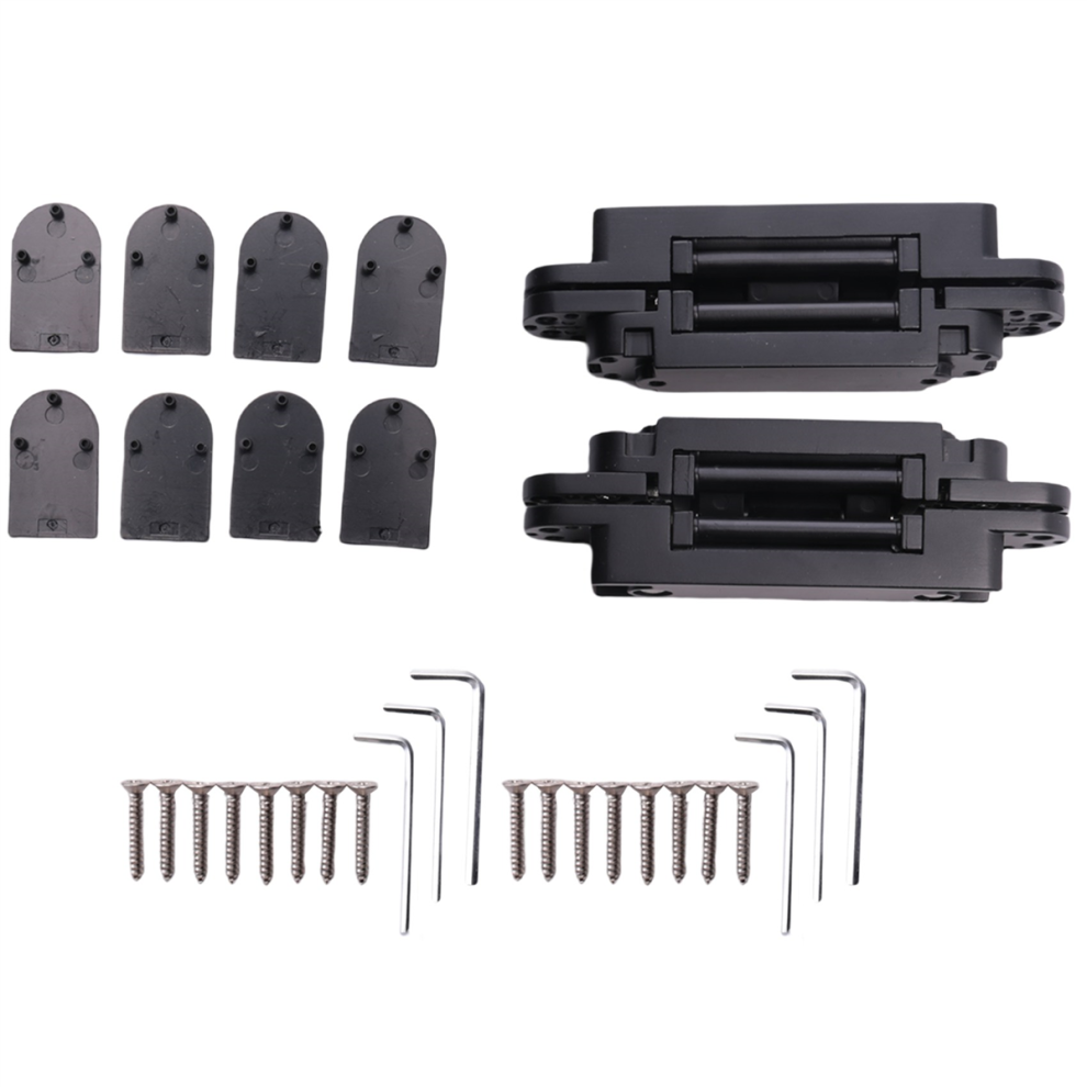 2Pcs 6 Inch Concealed Door Hinges 180 Degree Swing Hinge 3 Way Adjusta 4853961201773