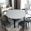 Round Tablecloth with Elastic Edge Waterproof Oil Proof PVC Table Clot 6