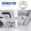 Ventilationsrørreduktionsadapter Luftkanalforbindelse til inline-system ( 10