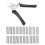 1Pcs Hog Ring Plier Tool and 600Pcs M Clips Chicken Mesh Cage Wire Fen 4