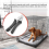 1Pcs Hog Ring Plier Tool and 600Pcs M Clips Chicken Mesh Cage Wire Fen 6
