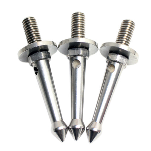 peças de espigões de tripé de aço inoxidável de 3/8 polegadas para terrenos mais macios e soltos /