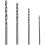 40 Pieces 0.5mm-2.0mm Straight Shank Mini Drill Bit Set Tiny Small Bit 6