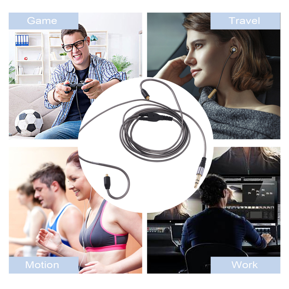 Photos - Portable Audio Accessories DIY Ie800 Headphone Cable Single Crystal Copper Wires, 14 Core MMCX In