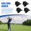 Confezione da 10 clip per borsa da golf su supporto per putter in plastica B 6