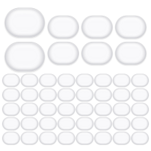 48 Pcs Trommel Dämpfer Gel Pads Silikon Schalldämpfer Weiche Dämpfer Stumm D