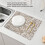 2 Pack Dish Drying Mat Absorbent Machine Washable Mats for Kitchen Cou 4