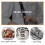 Kit de ilhós de metal de 400 peças de 3/16 polegadas, 1 alicate de perfuração de ilhós, metal 10