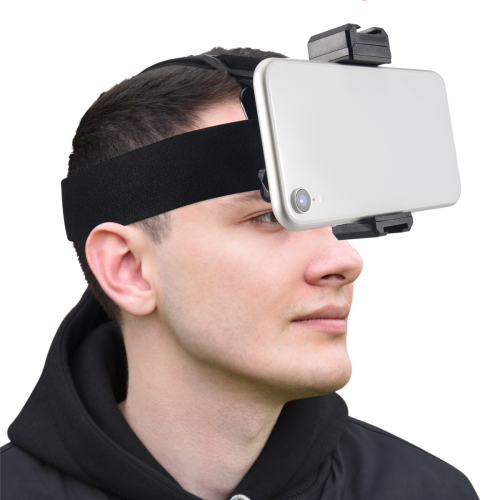 Suporte universal para faixa de cabeça com clipe para celular e suporte para smartphone 2