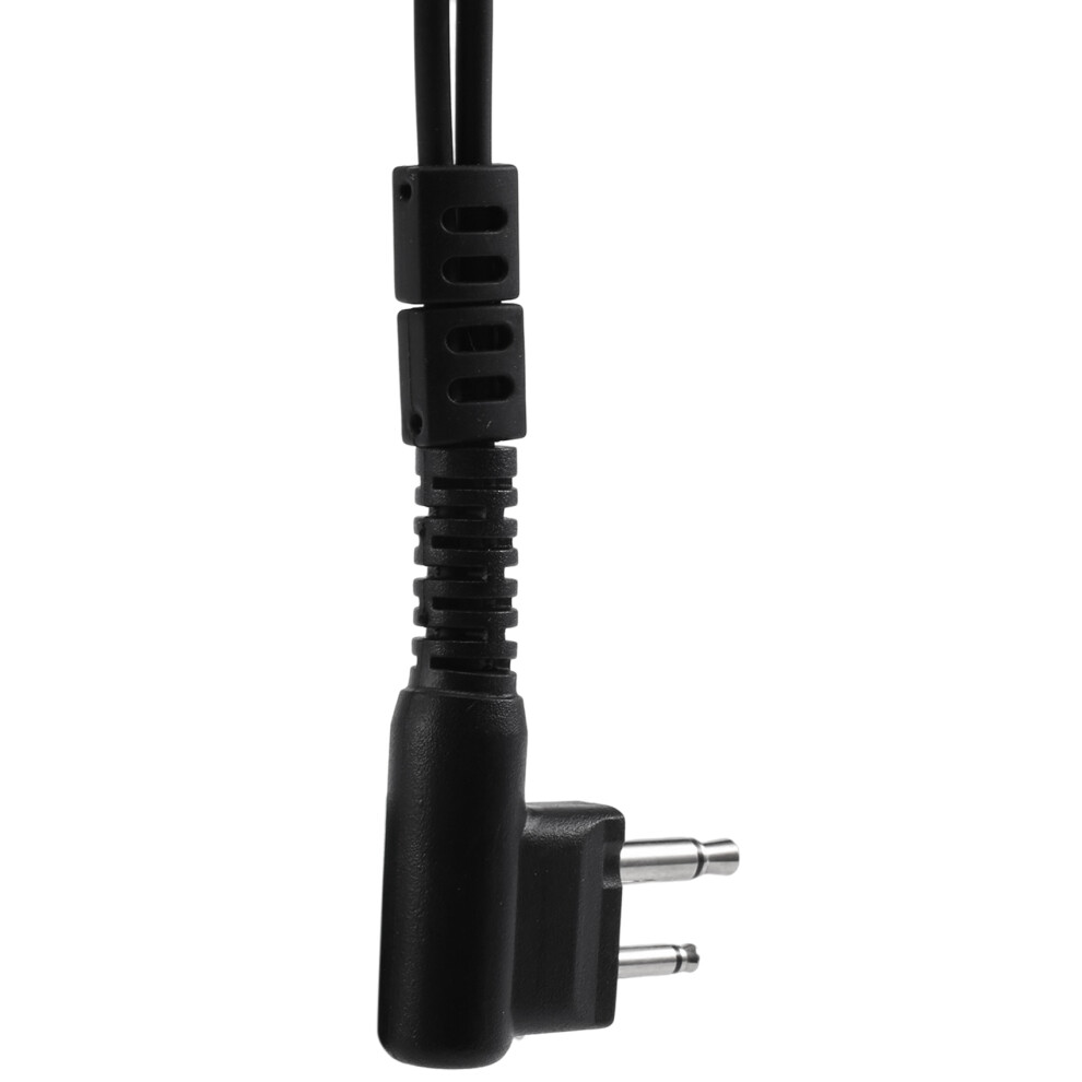 Oreillette à Tube Acoustique à 2 Broches Avec Bouton PTT Pour Radio