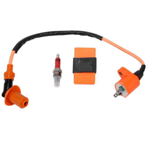 Motorcycle Modification Racing Ignition Coil Spark Plug CDI for GY6 50 2