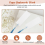 48 marcadores de papel em branco com borla colorida 8