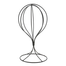 1 peça suporte para chapéu modelo suporte de mesa peruca boné capô display rack-preto