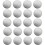 20 peças de bolas de prática de golfe de ar, bola de espuma, treinamento de golfe interno e externo 2