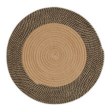 Japanese Style Woven Carpet Round Floor Mat Simple Coffee Table Mats B