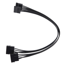 Cabo adaptador conversor de energia Molex IDE macho de 4 pinos para SATA fêmea de 15 pinos H