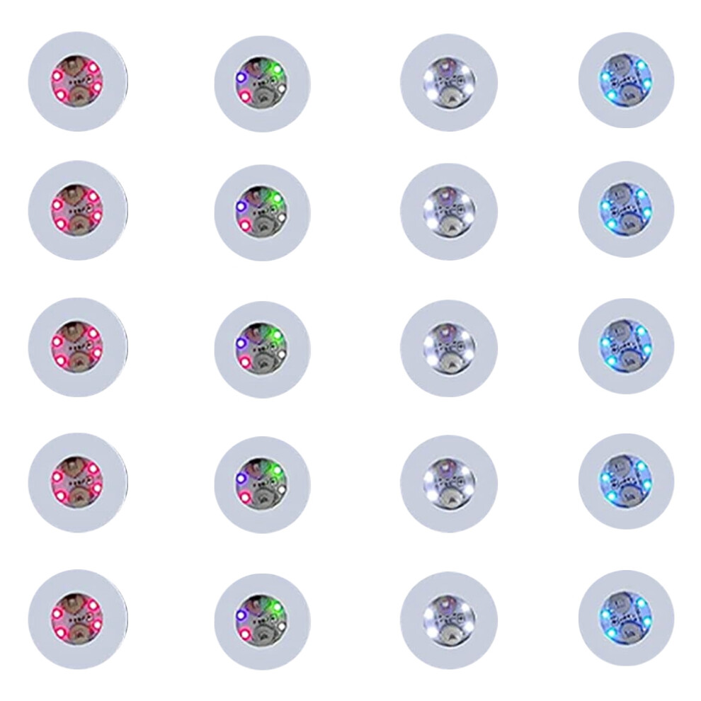 25 Db Led-Es PoháRaláTéT Kerek Villanó PoháRmatrica-ViláGíTáS BorospoháRhoz-image